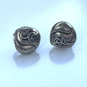 Lois Hill sterling silver stud earrings